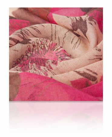 Палантин Женский ZW-HIBISCUS.EXOTIC/FUCSHIA